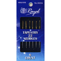 Tapestry 22 (6шт) Набір гобеленових голок для вишивання з золотим вушком Royal (Японія)