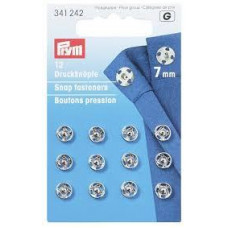 PRYM 341242 Пришивні кнопки латунь 7 мм