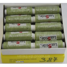 Нитки швейні LuxStyle 40/2-200м (100% поліестер) №387