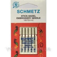 Иглы вышивальные Schmetz Embroidery 130/705 H-E, № 75-90