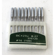 Голки для промислового оверлока Soontex DC*27 №100 ВР (для трикотажу)