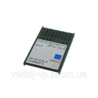 Голки для промислових швейних машин 34LR / TFx2LR / 16x2RTW LR тонкої колбою для шкіри 10 шт/уп