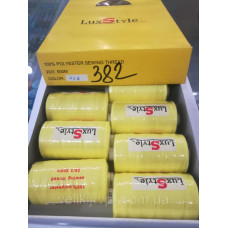 LuxStyle 20/3 500м Джинсові нитки колір №382
