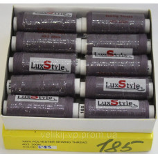 Нитки швейні LuxStyle 40/2-200м (100% поліестер) №185