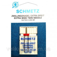 Подвійна голка Schmetz Universal №100/6,0