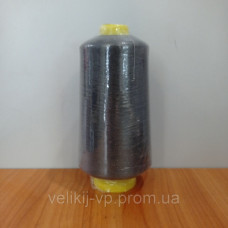 Нитка текстурована некруч 100% PE 150D/1 цв S - 374 15000м_Темно-Сірий
