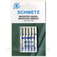 Голки мікротекс Schmetz Microtex №60-80 (5 шт.)