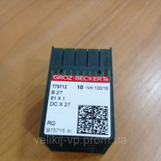 Голки для промислових оверлоков DC*27(RG) №100 