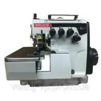 BRUCE X3-4-M2-24, 4-нитковий промисловий оверлок з вбудованим серводвигуном 