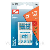 Prym 152935 Голки для швейних машин «Вишивка», 75 і 90