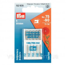 Prym 152935 Голки для швейних машин «Вишивка», 75 і 90