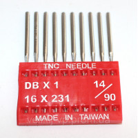 Голки для прямострочных швейних машин TNC Needle DB*1R №90 тонка колба