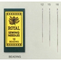 Beading 12 (25шт) Набір голок для бісеру Royal (Японія) (підходять для мікробісера)