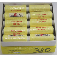 Нитки швейні LuxStyle 40/2-200м (100% поліестер) №380
