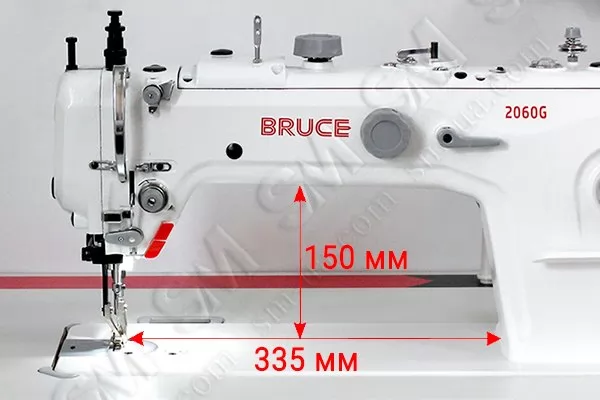 BRUCE BRC-2060GHC-4Q одноигольная швейная машина с тройным продвижением материалом
